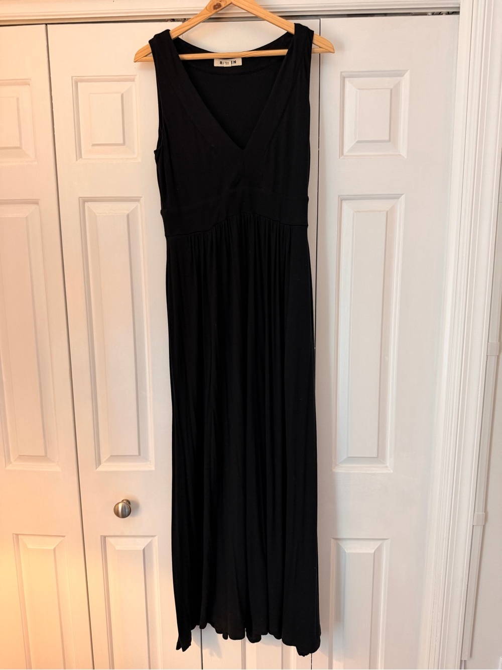 Boden - Black Black Sleeveless Maxi Dress